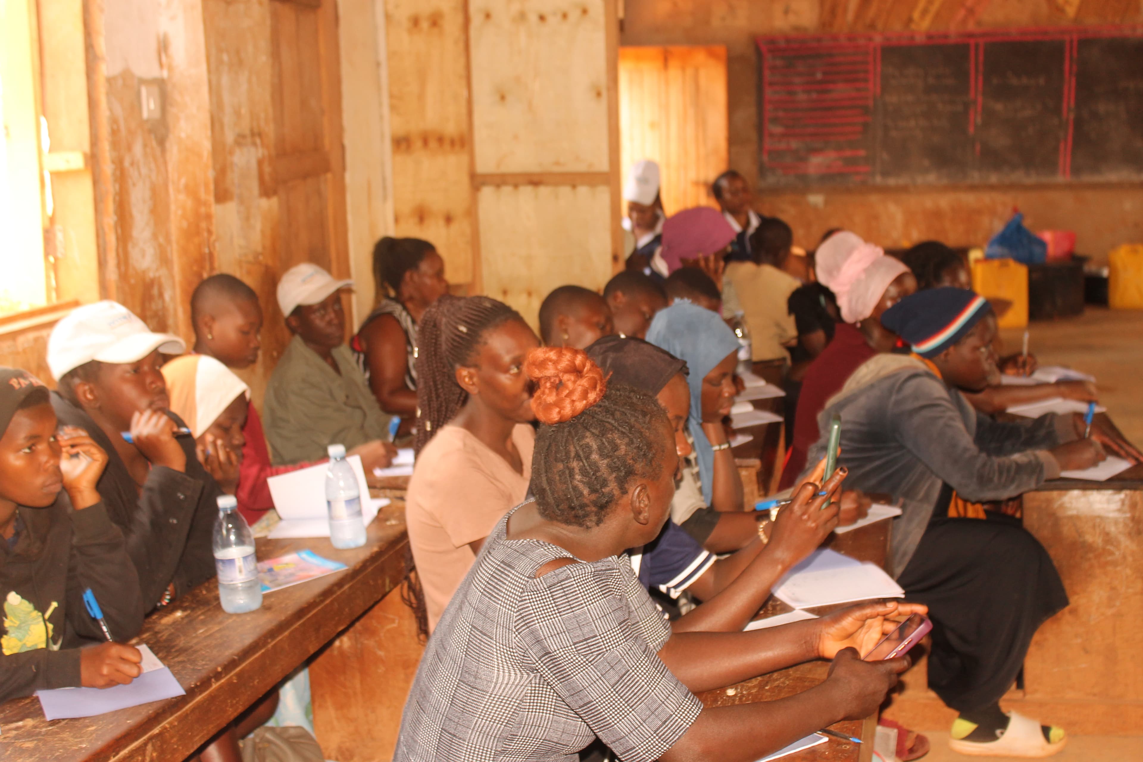 During SRHR and GBV awareness
