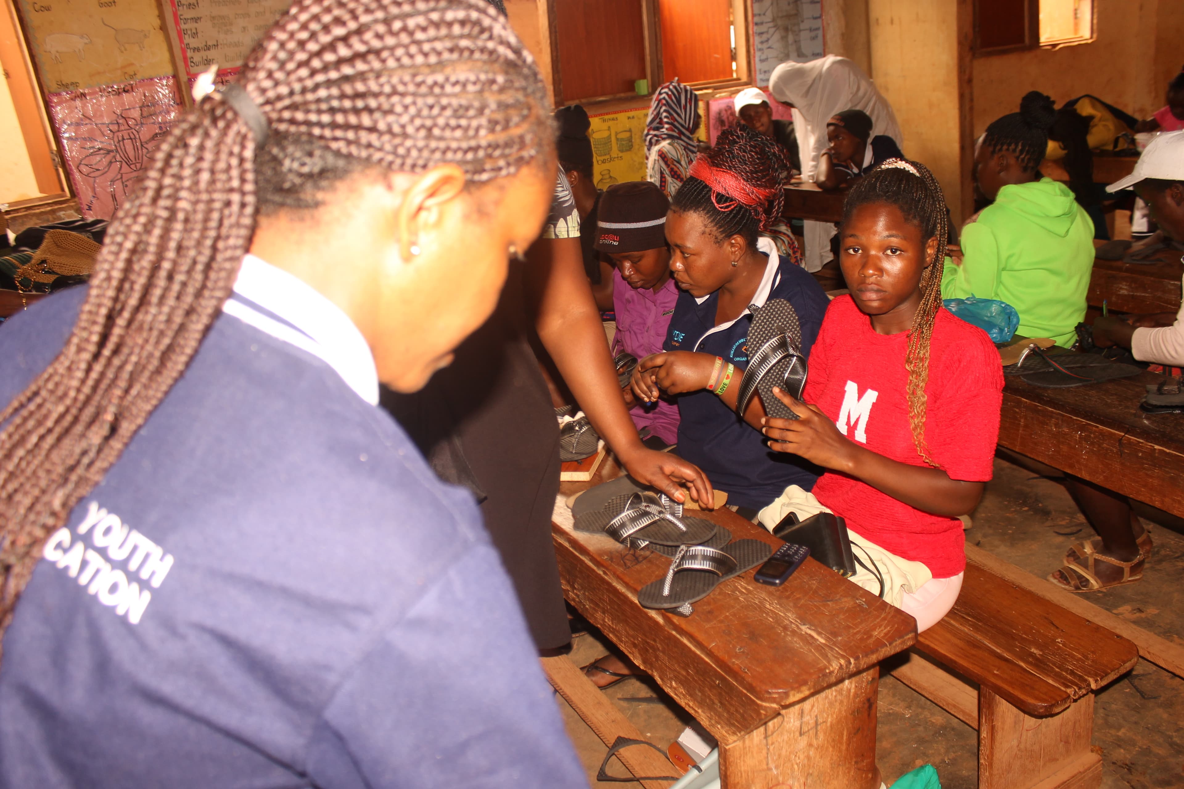 During training for Crafts shoes