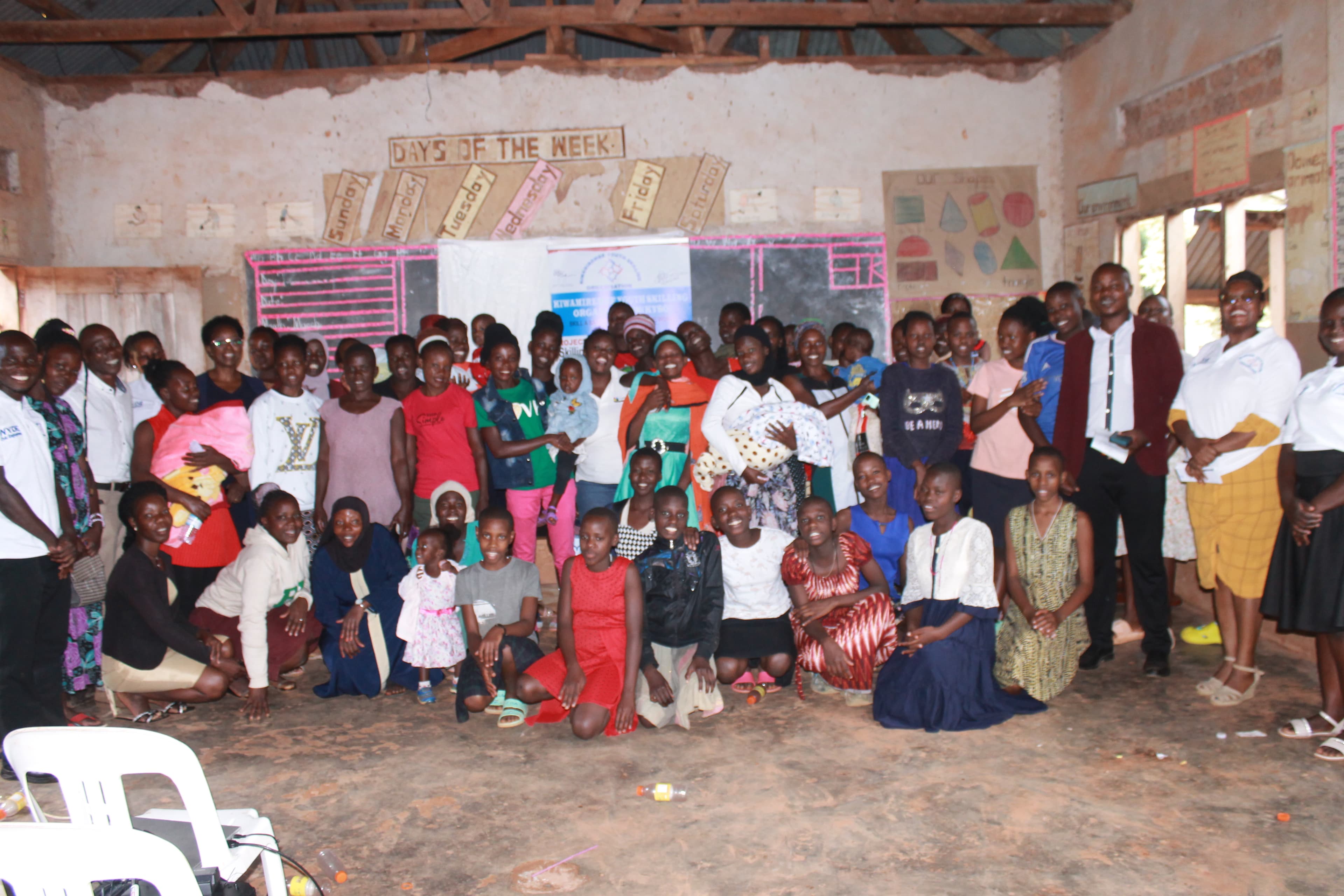 Group photo with district leaders